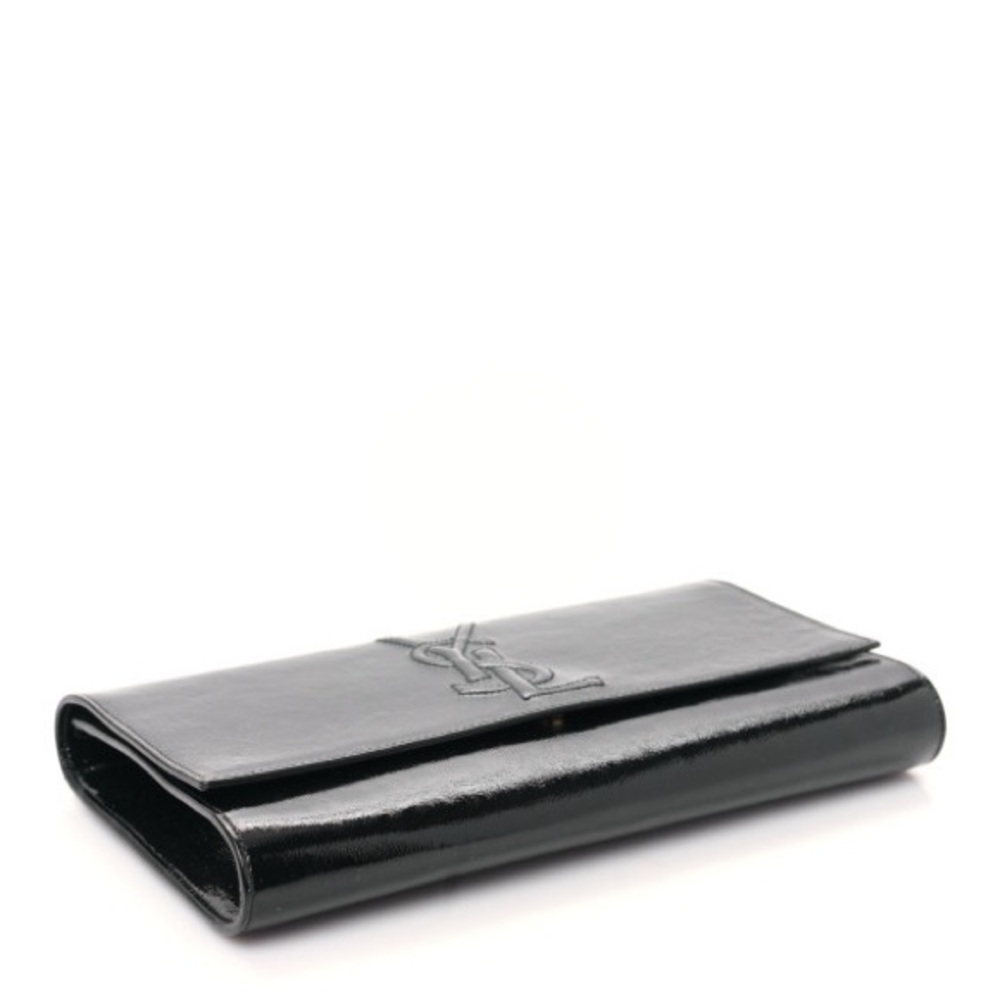 🎉🎉HP🎉🎉Yves Saint Laurent YSL Black Patent Belle De Jour Clutch🎉🎉 - Picture 6 of 12